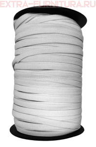 Резинка вязаная, 15мм (+/-1мм), цв.белый, на катушке (уп.-100м*40 уп) Б