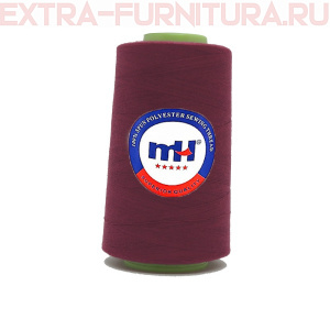 Нитки МН 40/2 п/э  5000 ярдов №125 бордо *