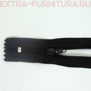 Молния Спираль н/р Т4, дл.18 см, цв. 322 черный (замок автомат)