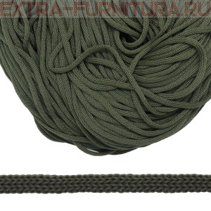 Шнур  ПП 4мм, цв.268 хаки, уп.100м, пл.2,7 гр/м, арт.В501