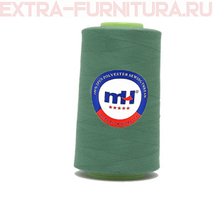 Нитки МН 40/2 п/э  5000 ярдов №595 серо-зеленый