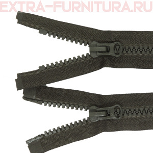 Молния Трактор Т8 2 замка 75см, цв.328 хаки темный, LOGO