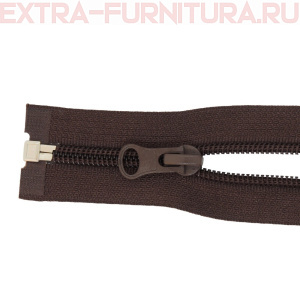 Молния Спираль разъемная дл. 50см, Т5, цв.304 коричневый LOGO