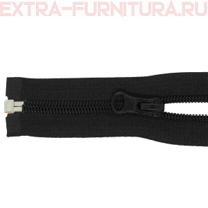 Молния Спираль разъемная дл. 90см, Т5, цв. черный LOGO