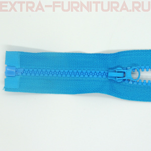 Молния Трактор Т5 1 замок 60см, цв.208 голубой, LOGO