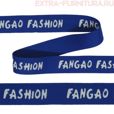 Тесьма FANGAO FASHION шир.25мм цв.синий (уп.43м)