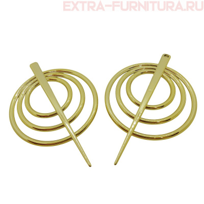 Заколки для штор "Круги", цв. №2, пара