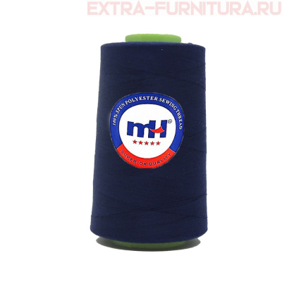 Нитки МН 40/2 п/э  5000 ярдов №588 синий*