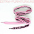 Шнурки плоские 130см, шир.12мм, Nice цв.розовый