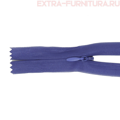 Молния потайная  № 3, 20 см, цв. 192 фиолетовый п/э пл.9,3 гр/м