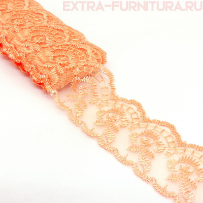 Кружево ш 3,5 см, цв.персик (10 ярдов)