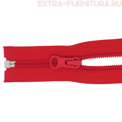 Молния Спираль разъемная дл. 75см, Т5, цв.148 красный LOGO