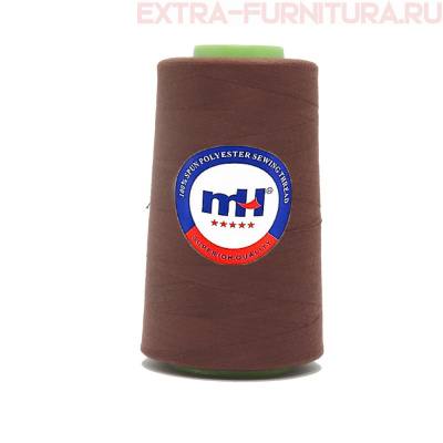 Нитки МН 40/2 п/э  5000 ярдов №473 коричневый *