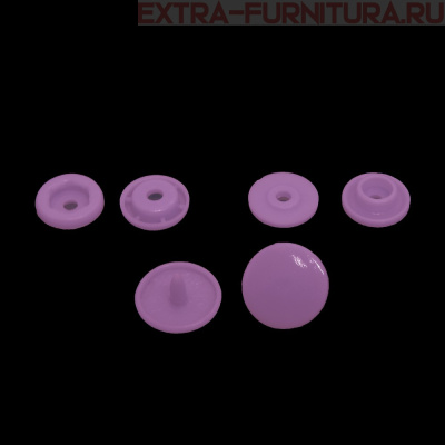 Кнопка NEWSTAR пластиковая 12,5мм, цв.414 лиловый (уп.1000шт.)