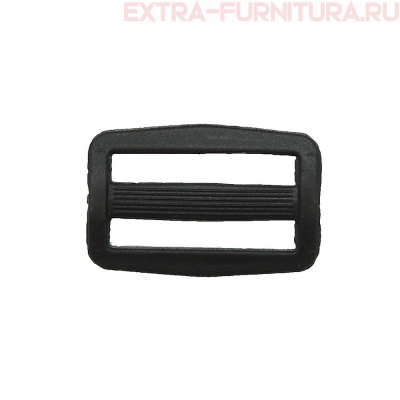 Пряжка  2-х щелевая 30 мм, цв. черный, арт.8826 (уп. 2000 шт)