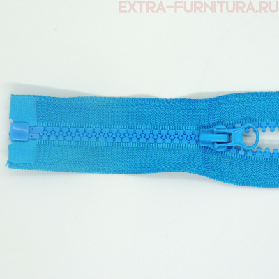 Молния Трактор Т5 1 замок 65см, цв.208 голубой, LOGO