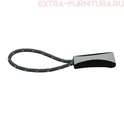 Пуллер со шнуром арт.13, цв.322+320 черный/темно-серый, уп.500шт.